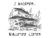 Walleye Whisper T Shirt 